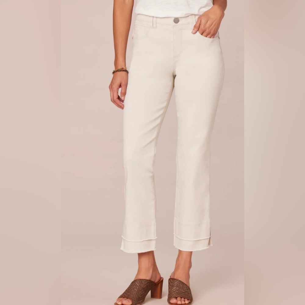 Democracy Cream Wide Leg Jeans